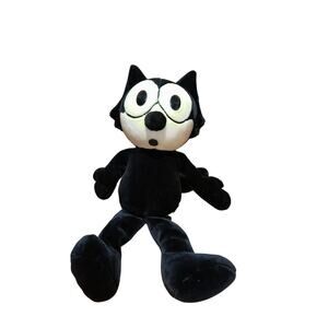 Vintage 1980s Felix The Cat 20” Plush Animal